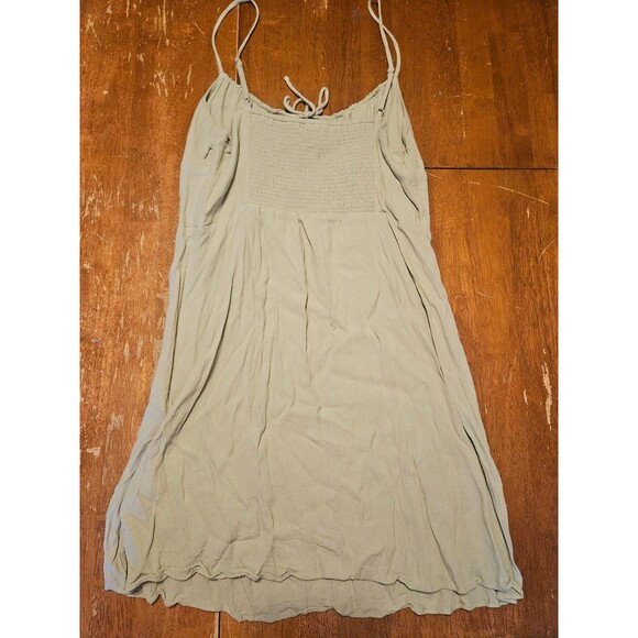 Wilfred Top Size 12 Fits as a Small Tank Top Stretch Back Zip Up Side Sage - Picture 4 of 5